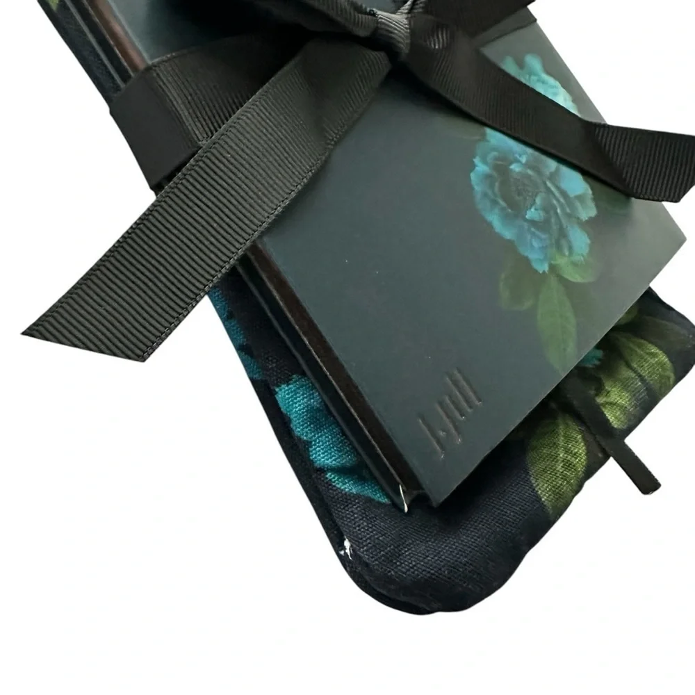 J. Jill Gift Set: Floral Cosmetic Zipper Pouch and Matching Journal